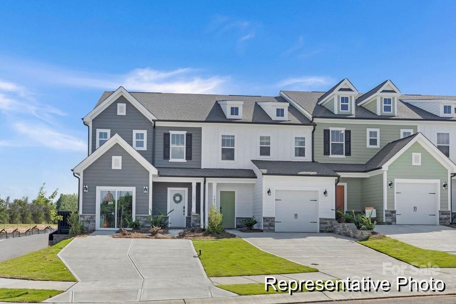 New construction Townhouse house 11125 Pagebrook Lane, Charlotte, NC 28214 The Longfield TH- photo