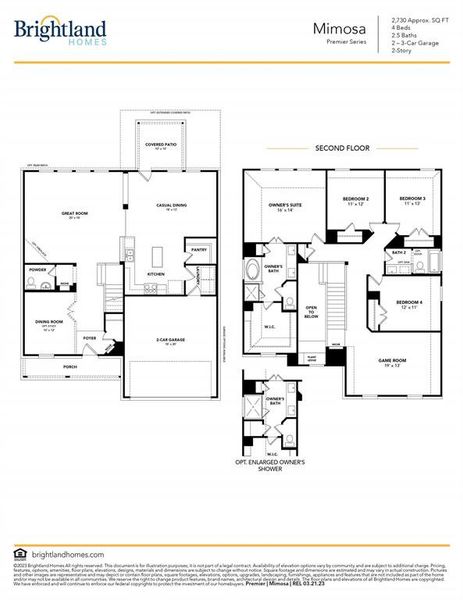 New construction Single-Family house 1716 Garret Oaks Ln, Georgetown, TX 78633 Premier Series - Mimosa- photo