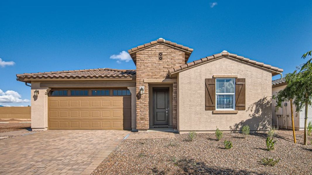 New construction Single-Family house 1424 W Golden Ore Pass, Apache Junction, AZ 85120 Revolution- photo