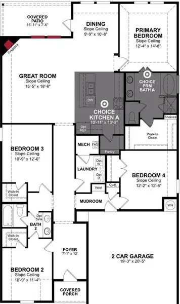 Beazer Homes Stark Farms Teton plan