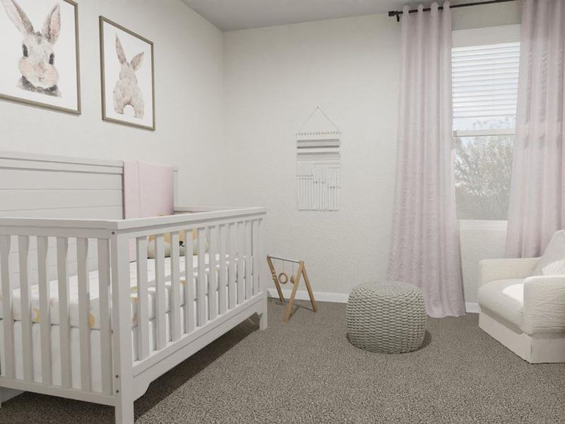 Perfect for an adorable nursery. (Artists` rendering of the Brynn)