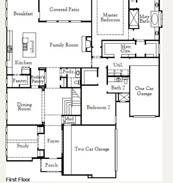 1st floor diagram