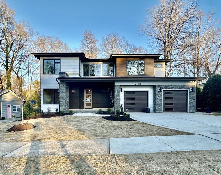 New construction Single-Family house 4504 Latimer Road, Raleigh, NC 27609 The Astoria- photo