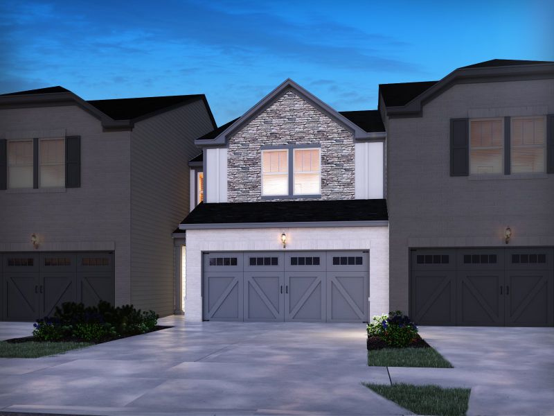 New construction Townhouse house 2458 Rocky City Lane, Snellville, GA 30078 Pearl- photo