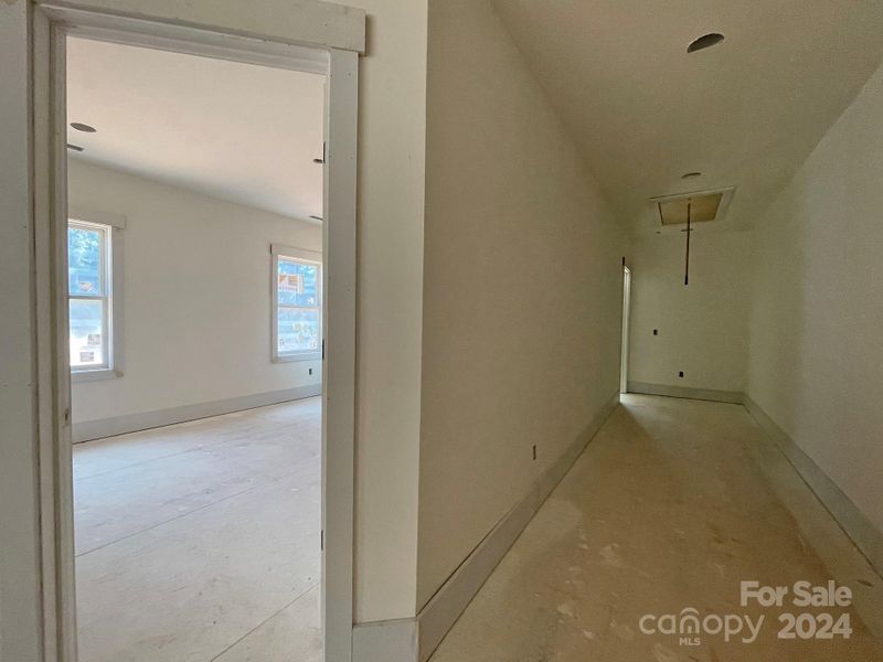 Upper Hallway with Attic Stairs Pulldown