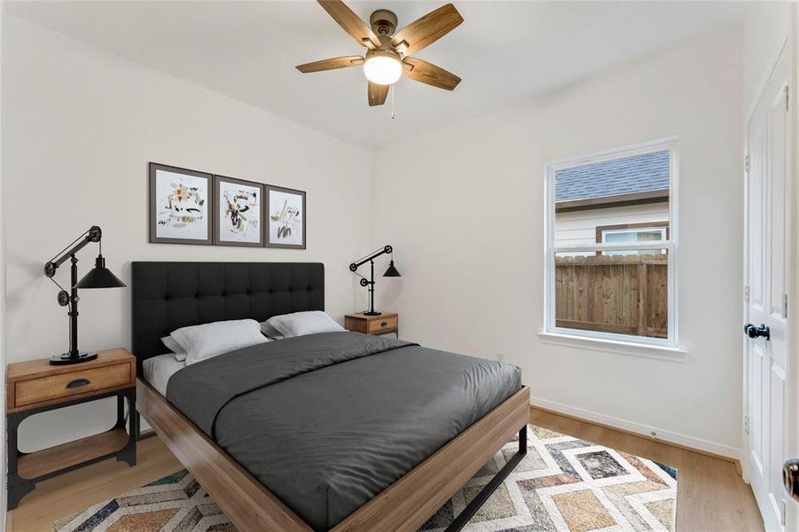 Third Bedroom - The third bedroom provides a flexible space that can be utilized as needed.