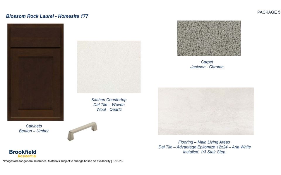 Laurel Homesite 177 Design Selections