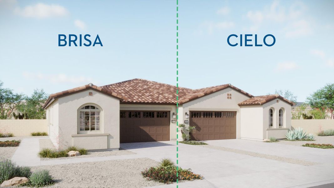 Spanish Elevation – Duplex | Mira Vista at Victory in Buckeye, AZ by Landsea Homes