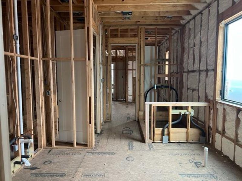 Primary Bath with huge walk-in closet. Photo taken 5.8.24.