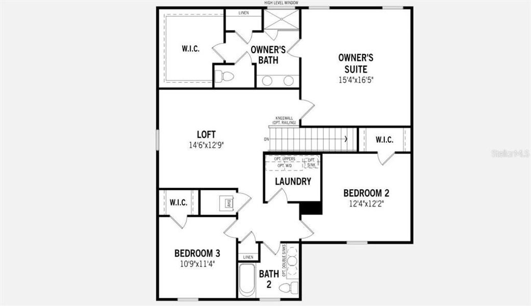 Redwood Floorplan - Second Floor