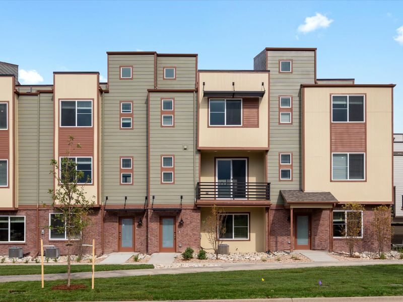 The Cameron floorplan exterior image taken at a Meritage Homes community in Broomfield, CO.