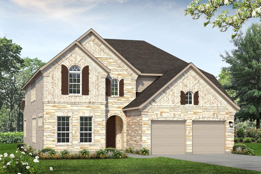 New construction Single-Family house 3490, 1229 Terrace View Drive, Georgetown, TX 78628 - photo