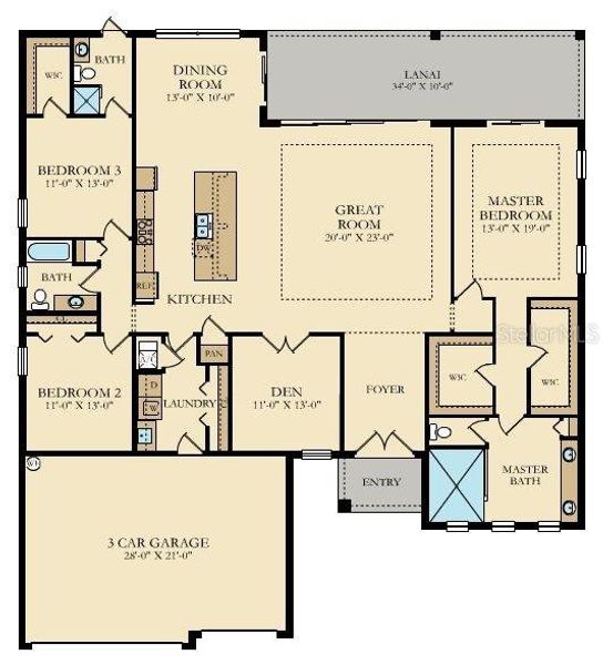 Sunset Floorplan