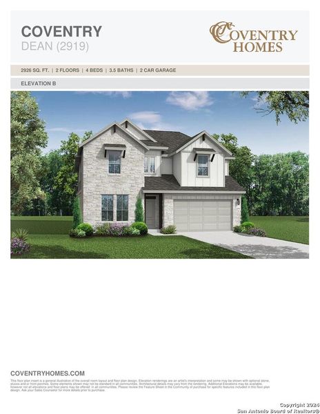 New construction Single-Family house 3507 Potter Place, Schertz, TX 78108 Dean (2919-CM-40)- photo