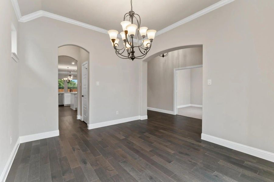 Dining Room | Concept 2533 at Abe's Landing in Granbury, TX by Landsea Homes