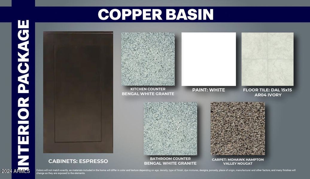 Copper Basin Interior Package