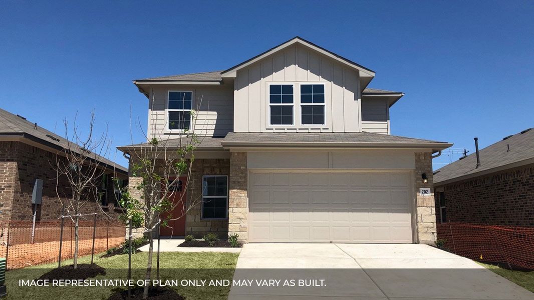 New construction Single-Family house 242 Arroyo Sweetwood Circle, Kyle, TX 78640 The Florence- photo