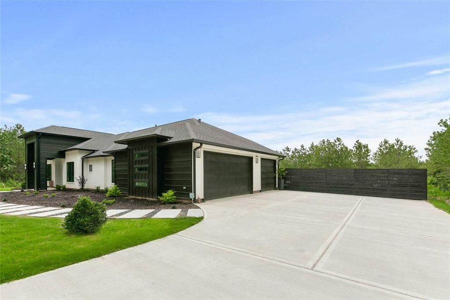 This home boasts a 3 car oversized garage with a freshly epoxied floor.