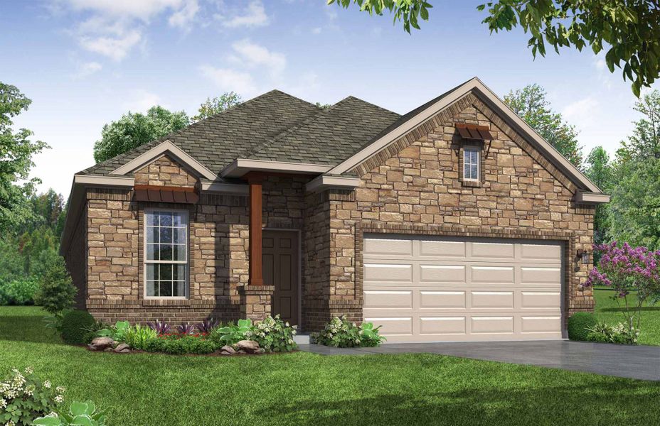 New construction Single-Family house 234 Chastle Tree Drive, San Marcos, TX 78666 Rollingwood B- photo
