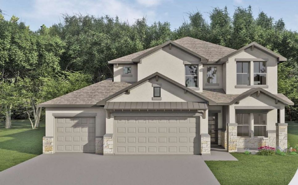 New construction Single-Family house 8504 Pine Muhly Drive, Lago Vista, TX 78645 - photo