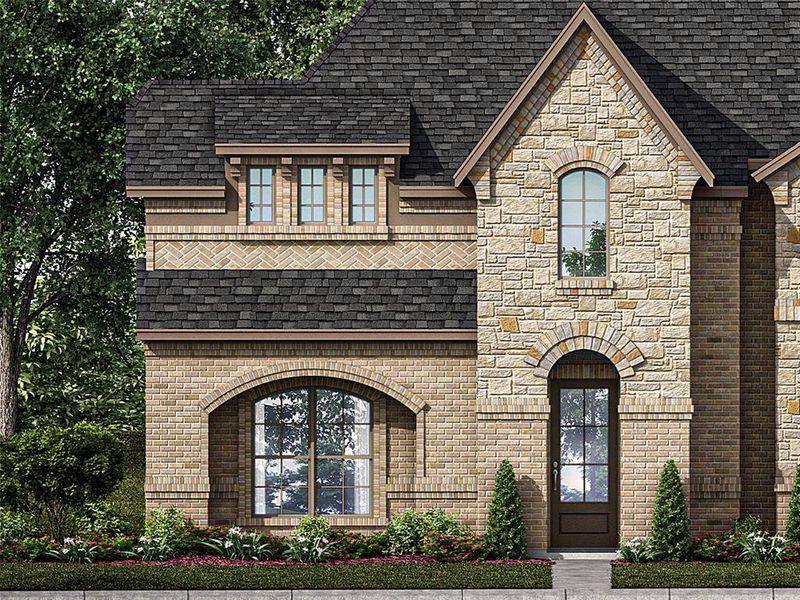 New construction Townhouse house 807 Homeplace Circle, Mansfield, TX 76063 Alpine A - Rear Entry- photo