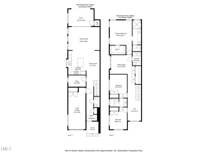 Floor Plan - 1106 Gregg St