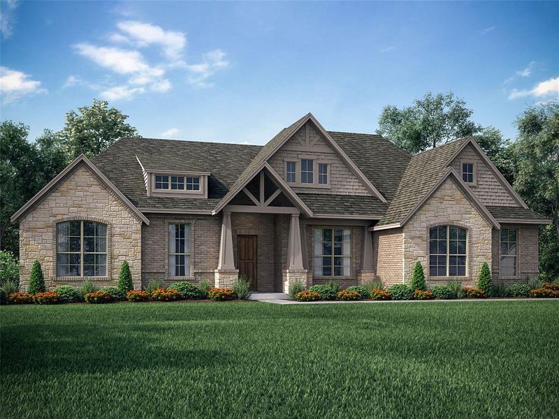 New construction Single-Family house 123 Aria Drive, Waxahachie, TX 75165 Madrid - Side Entry- photo