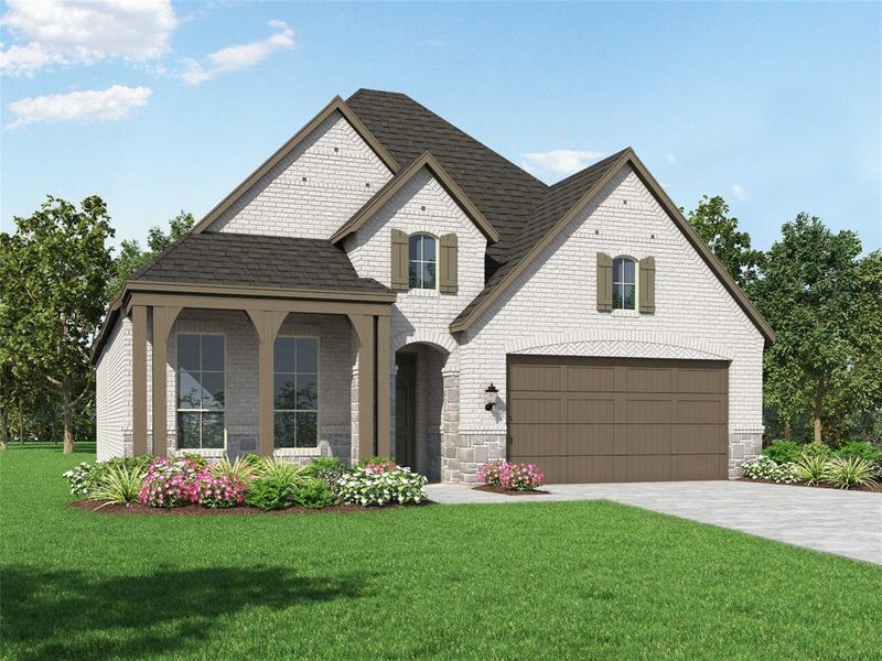 New construction Single-Family house 1816 Holland Drive, Van Alstyne, TX 75495 Amberley Plan- photo