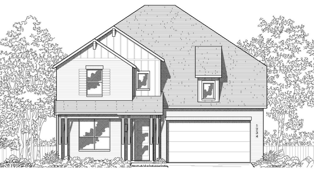 New construction Single-Family house Rodin Plan, 565 Road, Mont Belvieu, TX 77523 - photo