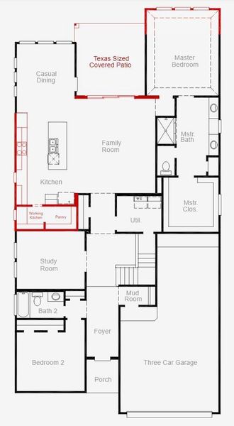 1st Floorplan - Representative Photo