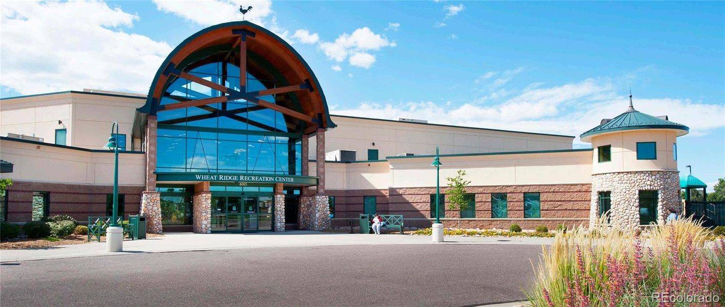 Wheat Ridge Rec Center. Gym and activity center "out your back door".