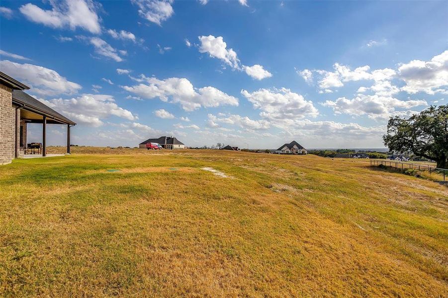 View of yard featuring a rural view