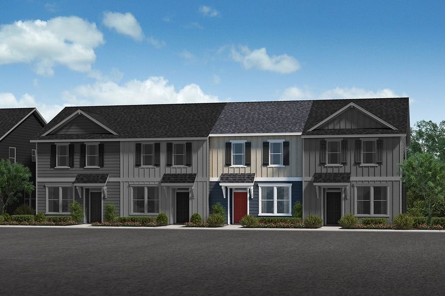 New construction Townhouse house Plan 1263 Modeled, 3124 Garner Road, Raleigh, NC 27610 - photo