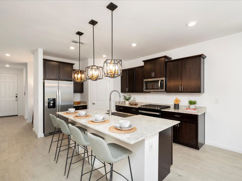 Kitchen in the Jubilee Floorplan at Bella Vista Trails