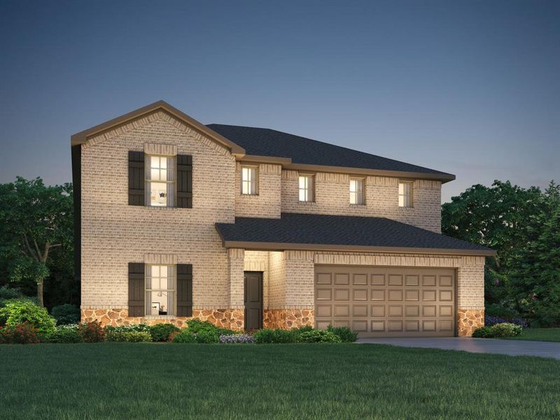 New construction Single-Family house 18610 Redford Springs Court, Crosby, TX 77532 The Kessler (L454)- photo