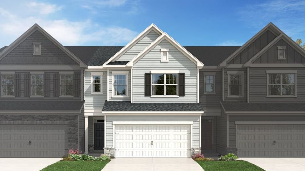 New construction Townhouse house Coleman, 1017 Tea Time Trail, Morrisville, NC 27703 - photo