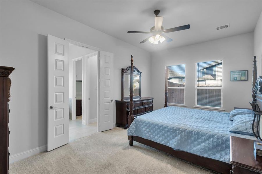 Master Bedroom with ensuite bath!