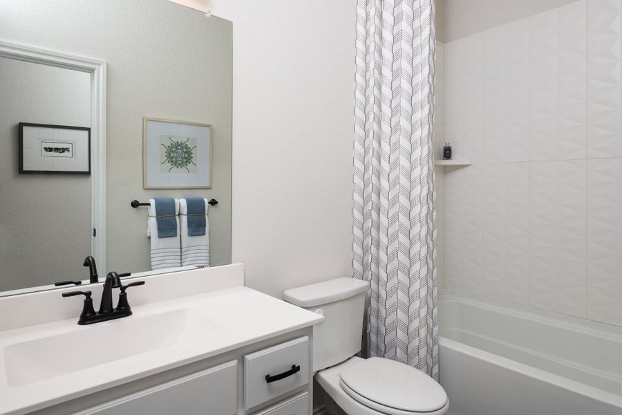 Bathroom | Concept 2464 at Lovers Landing in Forney, TX by Landsea Homes