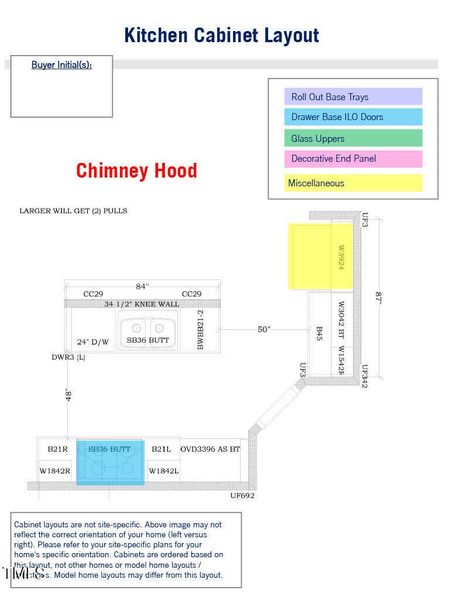 Kitchen Cabinet Layout