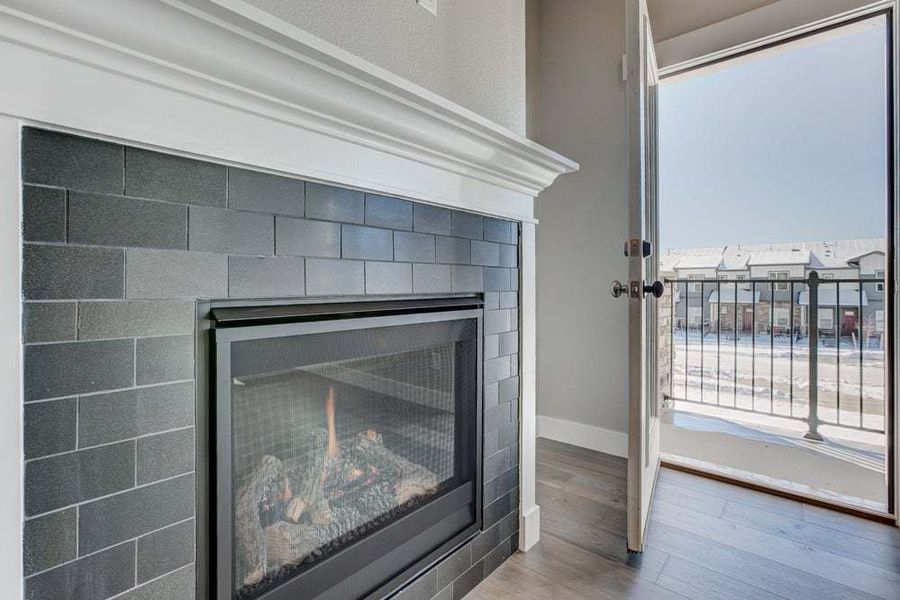 Gas Fireplace  - Not Actual Home - Finishes May Vary
