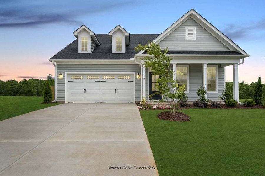 New construction Single-Family house The Clayton, 7508 James Austin Road, Willow Spring, NC 27592 - photo