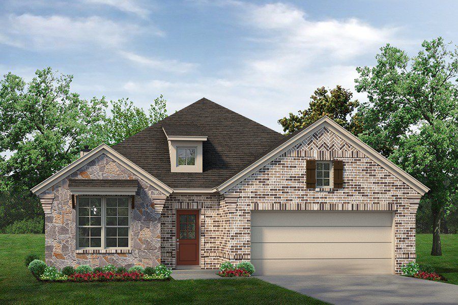 New construction Single-Family house Havasu III, Hickory Lane, Weatherford, TX 76086 - photo