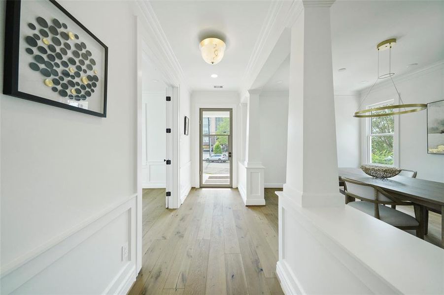 Gorgeous Entry into your new home at 2721 Morrison St.