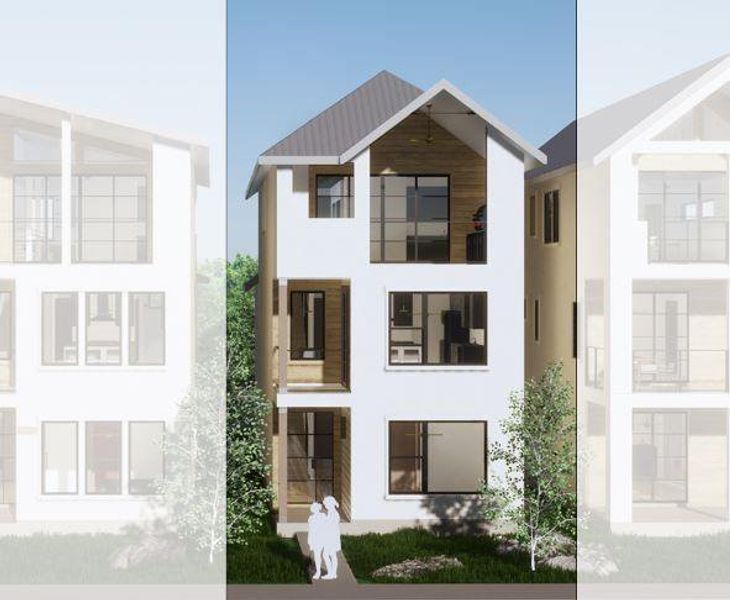 The Ramble Elevation A - Photo is a Rendering.  Please contact On-Site for any questions or information.