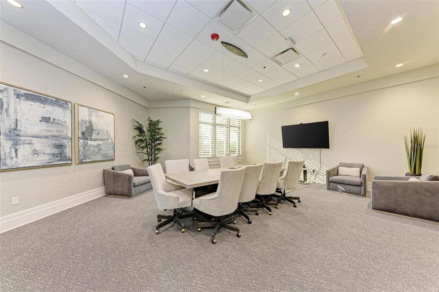 Conference room can be reserved