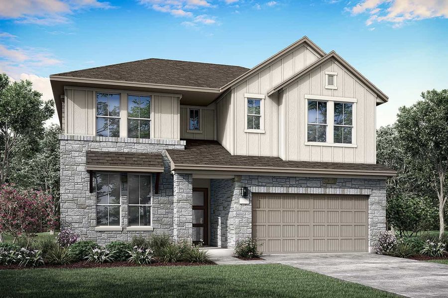 New construction Single-Family house Reimer, 1112 Cole Estates, Georgetown, TX 78628 - photo