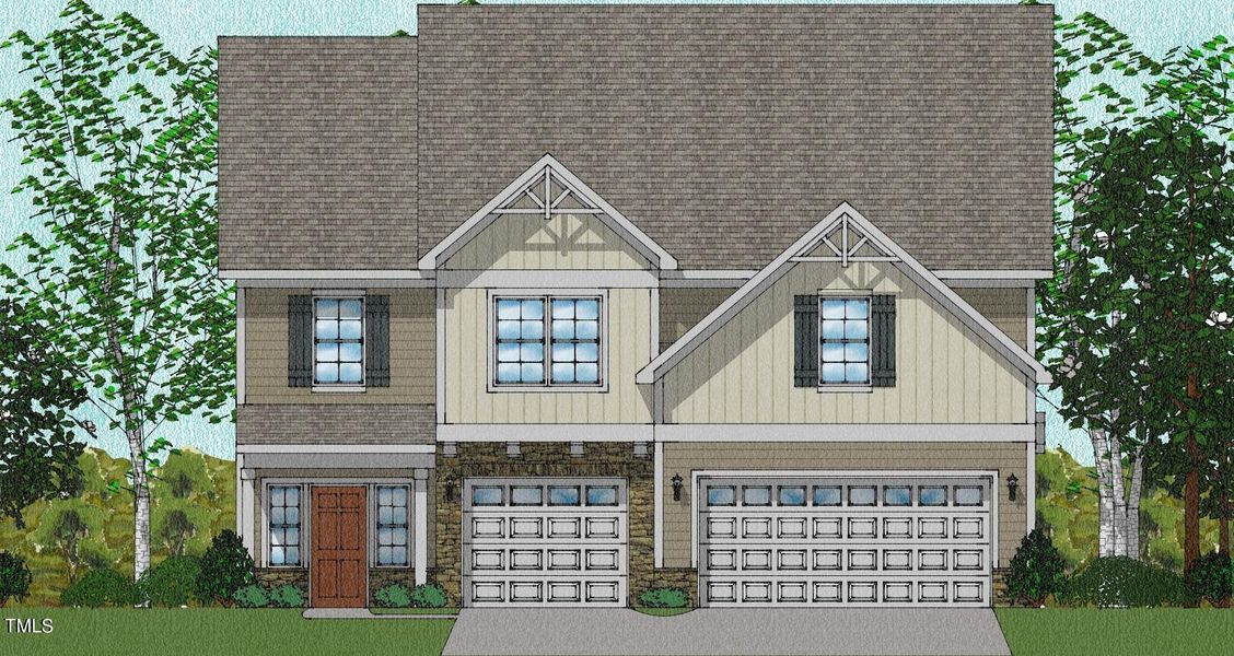 New construction Single-Family house 9345 Kitchen Farms Way, Wake Forest, NC 27587 - photo