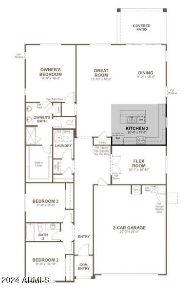 RED III - Lot 638 - Agate - Floor Plan