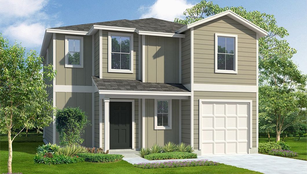 New construction Single-Family house The Bowie, 4635 Christopher Street, San Antonio, TX 78223 - photo