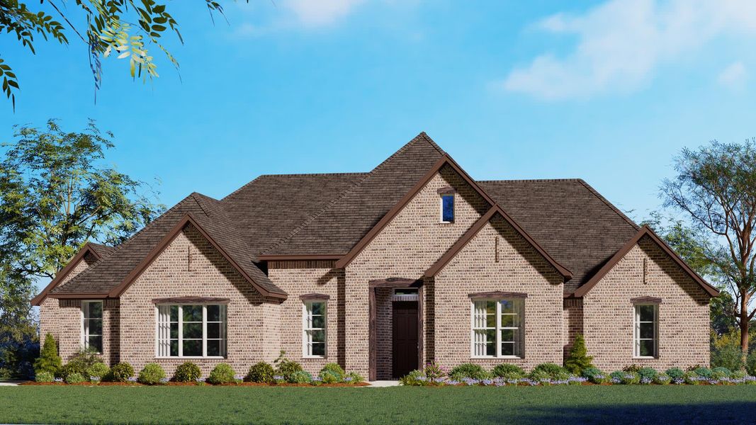 Elevation B | Concept 2623 at Hidden Creek Estates in Van Alstyne, TX by Landsea Homes